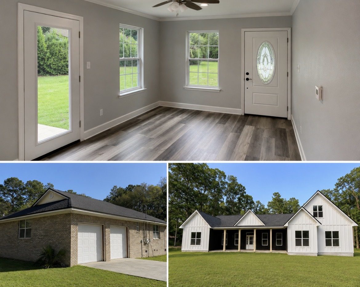 Interior remodel, garage build, and custom home projects